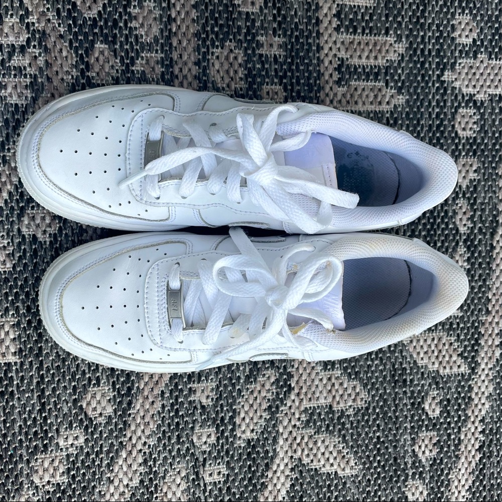 Nike All White Air Force Ones